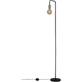 Näve Lampadaire, noir, courbé, H 150 cm