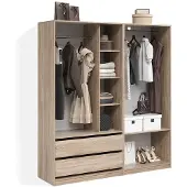 Livinity Armoire à vêtements Trento Sonoma Lot de 2, Model 58977