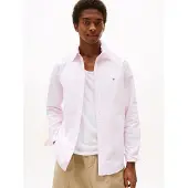Tommy Hilfiger Chemise 'Regular Fit Stripe' rose pastel / blanc
