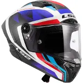 LS2 LS2FF805ThunderGPAeroRauteBleuRouge06CasqueIntégral Taille M