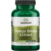Swanson Health Extrait de Ginkgo Biloba 60 mg 240 Capsules Health Products