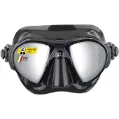 Cressi Nano Dark Mirror Spearfishing Mask Noir