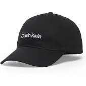 Calvin Klein Logo Embroidery Baseball Cap Noir