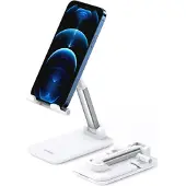 UGREEN Support de téléphone pliable Home Office, Support pour smartphone, Blanc