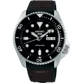 Seiko 5 Sports SRPD55K2 Montre homme automatique à cadran noir