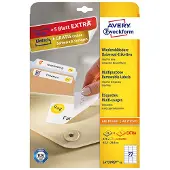 Avery L4737REV-25, Étiquettes Stick&Lift 63.5x29.6mm, blanches