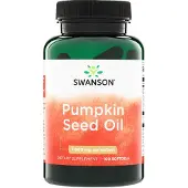 Swanson Health , Huile de Graines de Citrouille, 1 000 mg, 100 Gélules Molles