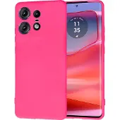 Techsuit - SoftFlex - Motorola Edge 50 Pro - Hot Pink (Motorola Edge 50 Pro), Coque pour téléphone portable, Pink