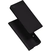 Techsuit - Magskin Book - Samsung Galaxy S25 Edge - Black (Samsung Galaxy S25 Edge), Coque pour téléphone portable, Noir