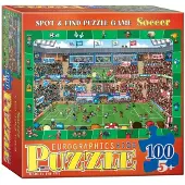 Eurographics Puzzle Spot & Find Football 100 pièces