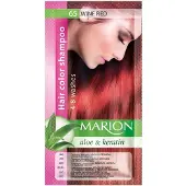 Marion Shampoing colorant , 4 à 8 lavages, n 65, rouge vin