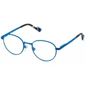 Sting Lunettes de vue - - VST563 - Bleu mat - Métal - Ronde