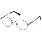 Sting Lunettes de Vue VST563 49/20/140 Oro grigio lucido c/parti colorate Metallo UNISEX VST563