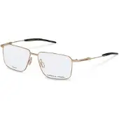 Porsche Design P8779 Square Glasses Doré 140/56 mm Homme