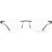 Porsche Design Lunettes de Vue - - P8748 - Métal - Noir/Gris - 57-15-145