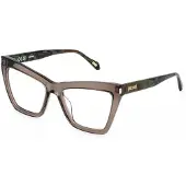 Just cavalli Lunettes de Vue VJC138 53/17/140 Marron chiaro trasparente lucido Acetato WOMAN VJC138
