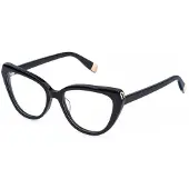 Furla Lunettes de vue - - VFU989 - Acétate - Noir (Nero lucido) - 54/17/140