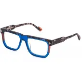 Sting Lunettes de Vue - - VST527V - Bleu transparent brillant - Acétate - 53/18/145