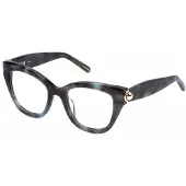 Furla Lunettes de Vue - - VFU991 - Avana marrone/grigio - Acétate - 51/20/140