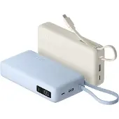 Xiaomi Batterie externe - - 67W 20 000 mAh - Câble USB-C intégré - Charge 67W rapide - 3 sorties (USB-C/USB-A)
