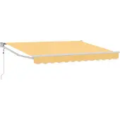 vidaXL , store enroulable, couleur sable, 3,5 x 2 m, polyester et métal