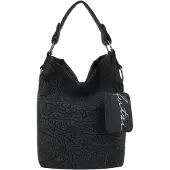 Fritzi aus Preußen sac à épaule Ella Hobo Matta Soft Black anthracite