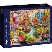 Blue Bird Puzzle Le Village sur le Canal