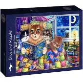 Blue Bird Puzzle Histoires du Soir pour les Chatons - 1000 pièces