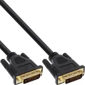 InLine 4043718070923 câble DVI 3 m DVI-D Noir