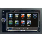 Blaupunkt Système multimédia Santa Cruz 370 2-DIN pour voiture (écran de 6,2 pouces), avec Bluetooth