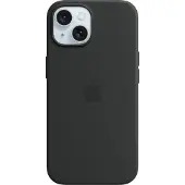 Apple Coque en silicone avec MagSafe pour iPhone 15 Noir