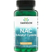 Swanson Health Premium Brand NAC NAC n-ac tyl Cyst ine - 600 mg 100 capsules - Suppl ment de soutien la sant antioxydante et cellulaire