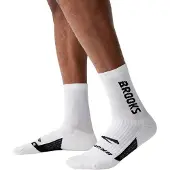 Brooks Chaussettes Ghost Crew Blanc Noir, Taille M