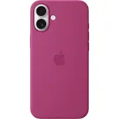 Apple Coque en silicone MagSafe iPhone 16 Plus - Fuchsia