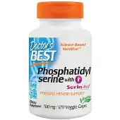 Doctors Best , PhosphatidylSérine avec SerinAid, 100 mg, 120 Capsules Végétariennes