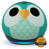 Amazon Echo Dot 5 Owl Smart Speaker Vert One Size / EU Plug 220V