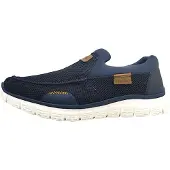 Rieker Chaussons de ville pour hommes , modèles Foil, Scuba, Balti, Almada, couleur bleu, pour un usage décontracté