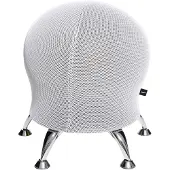 Topstar Tabouret Sitness 5, avec ballon de gymnastique intégré, capacité de charge jusqu'à 110 kg, blanc