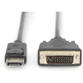 Digitus Db-340301-030-s Displayport To Dvi Cable 3 M Argenté