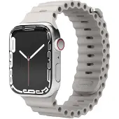 Vonmählen Wave Band 2 - 40 41 42mm - Taille unique (Silicone, Silicone recyclé), Sangles de montre, Beige, Marron