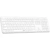 Rapoo 00228034, sans fil, Bluetooth, QWERTZ, blanc