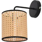 Lux.pro Applique 'Southend' E14 aspect rotin beige
