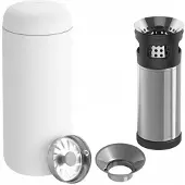 Fellow Kit Carter Infuser (mug isotherme avec infuseur), blanc mat