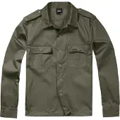 Brandit Us Long Sleeve Shirt Vert 6XL Homme
