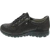 Waldlaufer Chaussures de randonnée pour femmes Havy Soft, modèle à lacets, couleur marron, style décontracté