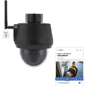 ABUS Caméra - - PPIC52520B SmartLook - Dôme extérieur/Réglable - Noire