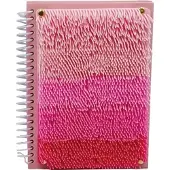 Stnux Rosa Sinnesnotizbuch mit Fransen (A5, Quadrillé, Couverture rigide)