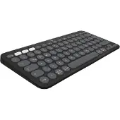 Logitech Pebble Keys 2 K380s - Tastatur - kabellos - Bluetooth LE - QWERTZ - Deutsch - Tonal Graphite (920-011795)
