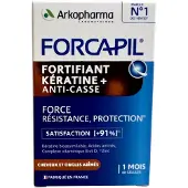 Arkopharma Forcapil Kératine Fortifiante + Anti-Cassa 60 gélules