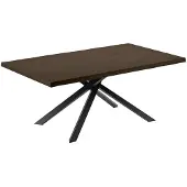 STONES Spike Table Fixe (200X76 H Cm) En Frêne Noir